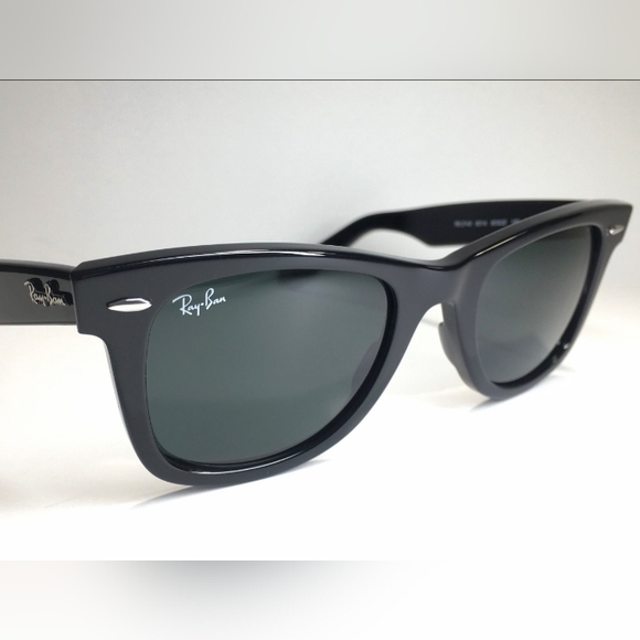 Ray Ban Wayfarer Black Lens Black Frame RB2140 - Picture 4 of 14